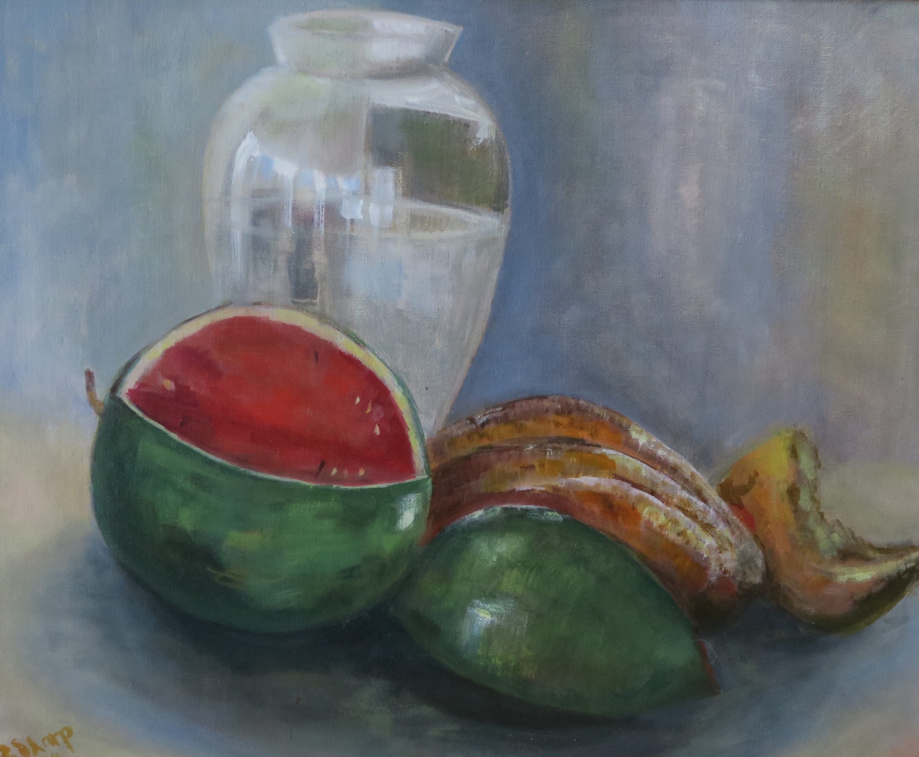 IMG_007Still life with melon 62x73 fr
