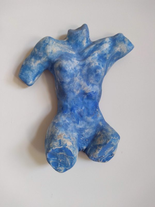 Celestial Blue. Glazed stoneware. 30x27x7 cms.