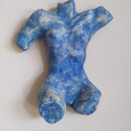 Celestial Blue. Glazed stoneware. 30x27x7 cms.