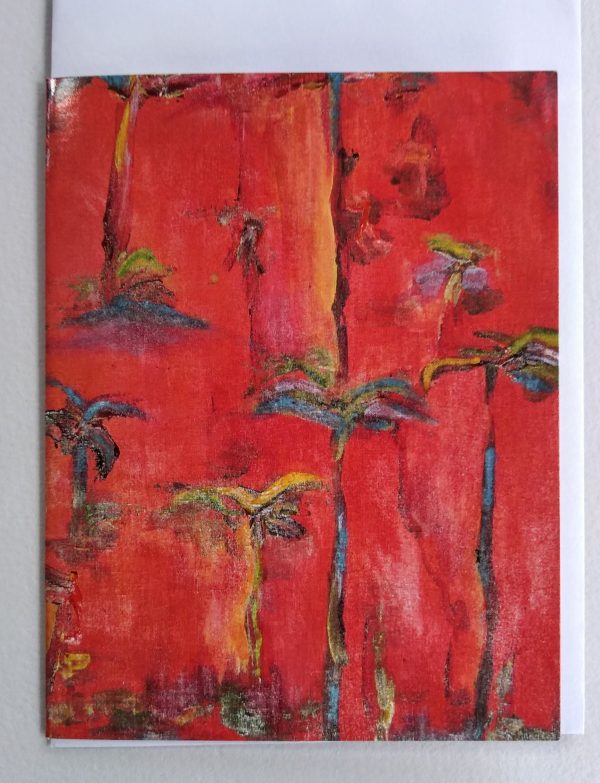 Tree Fern Gully, oil on Belgian linen. 68x77cms framed.